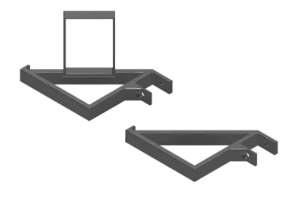 Keyboard Mount Aluminum Profile 40x40mm+Stream Deck