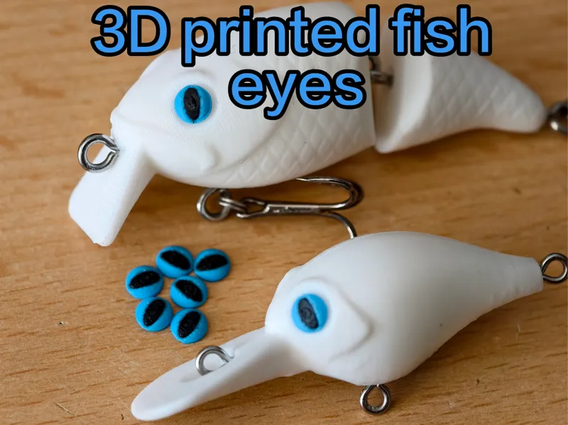 Fish eyes for fishing lures