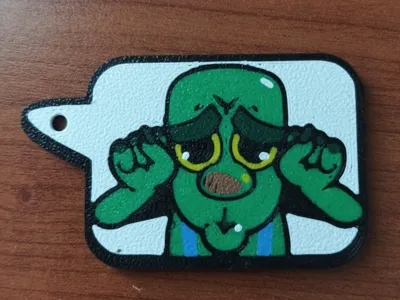 Clash Royale emote keychain mimimi