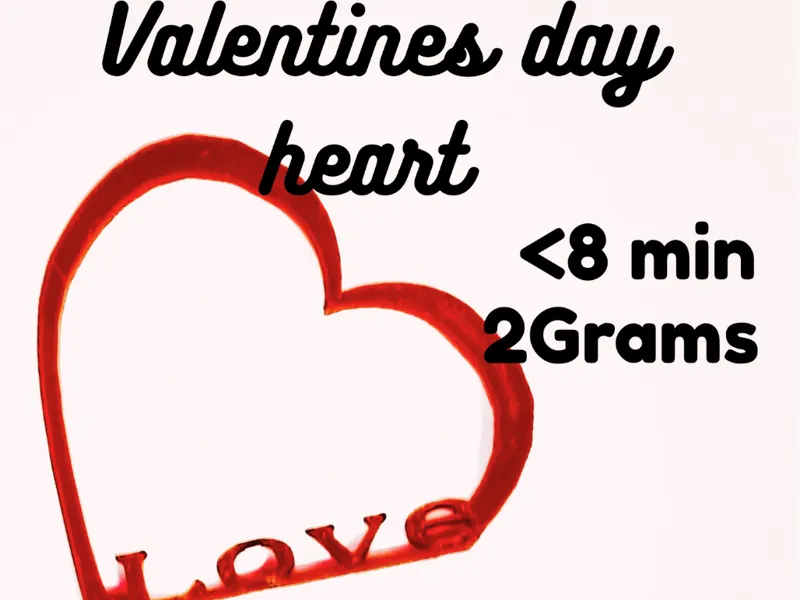 quick valentine's day heart 