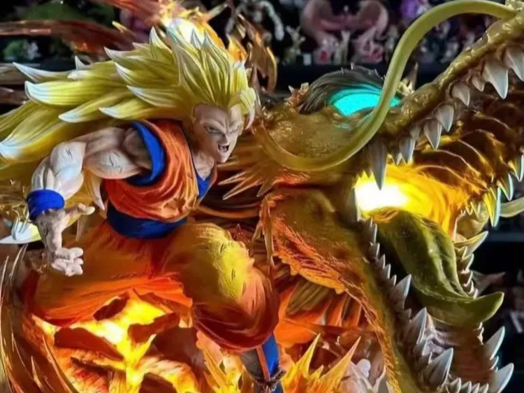 Dragon Ball Super Saiyan 3 Dragon Fist explosion