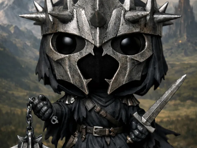 Rei Bruxo Estilo Funko Pop