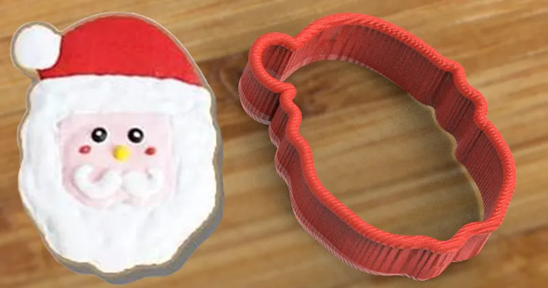 Santa Cookie Cutter