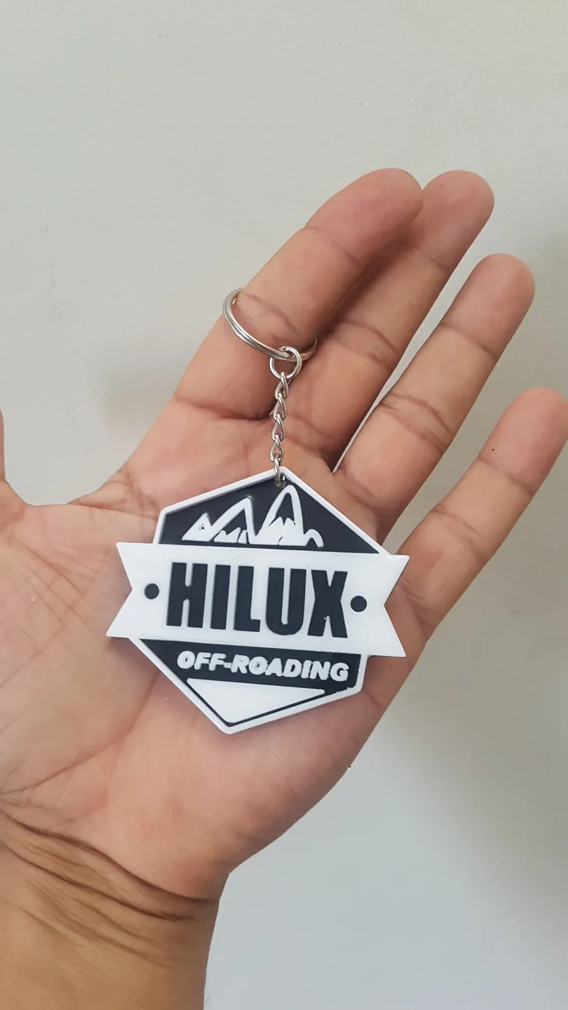 HILUX OFF ROAADING keychain by lrcustoms - MakerWorld