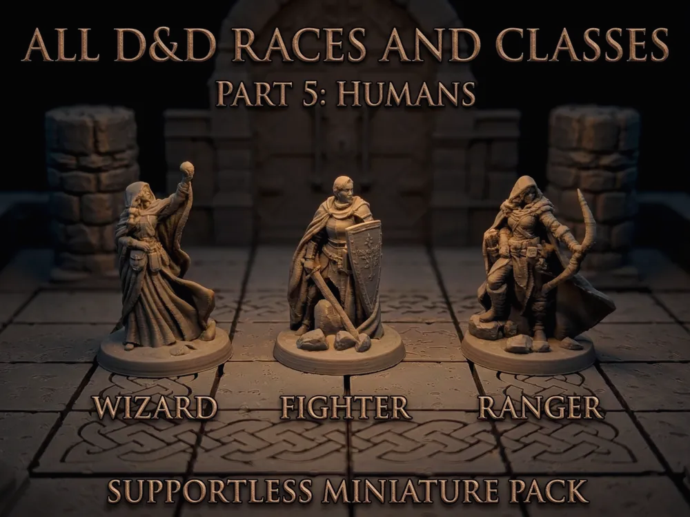 Soporte: All DnD Races and Classes, part 5 (supportless). Referencia del modelo original.