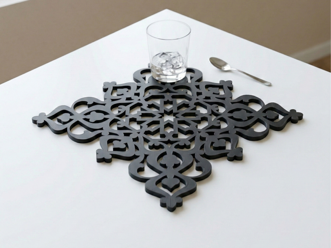 Elegant Geometric Mandala – Wall Art & Table Decor