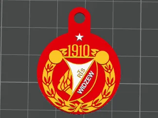 widzew brelok