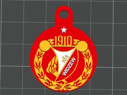 widzew brelok