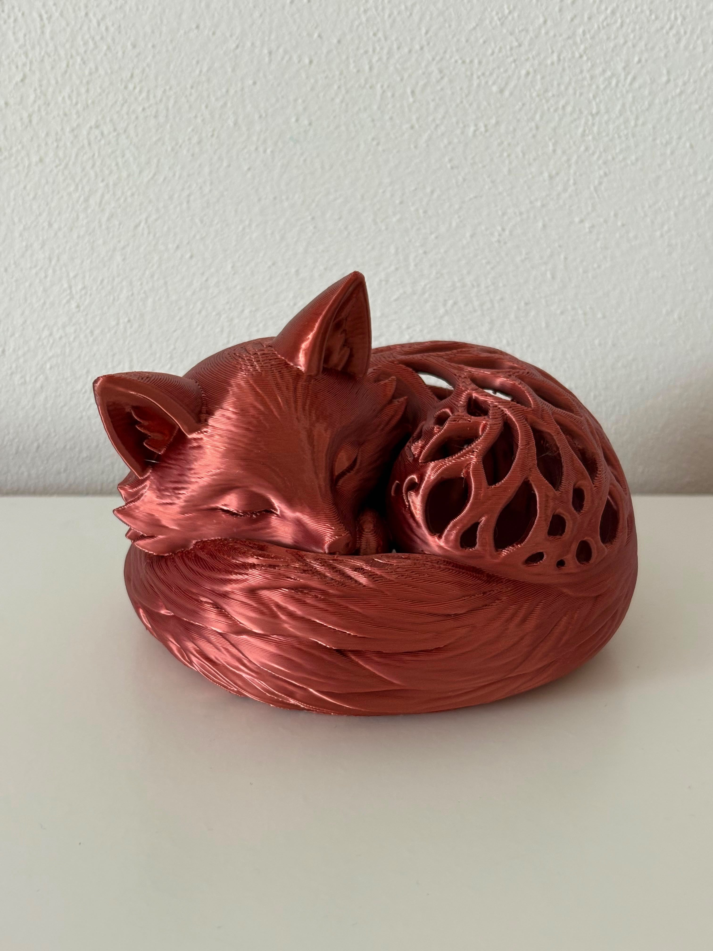 Sleeping Fox – Cozy LED Night Light - 1