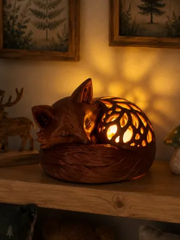 Soporte: Sleeping Fox – Cozy LED Night Light — vista de referencia 2