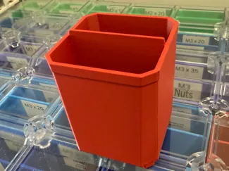 Sortimo T-Boxx 1x1 Bin with divider & pins