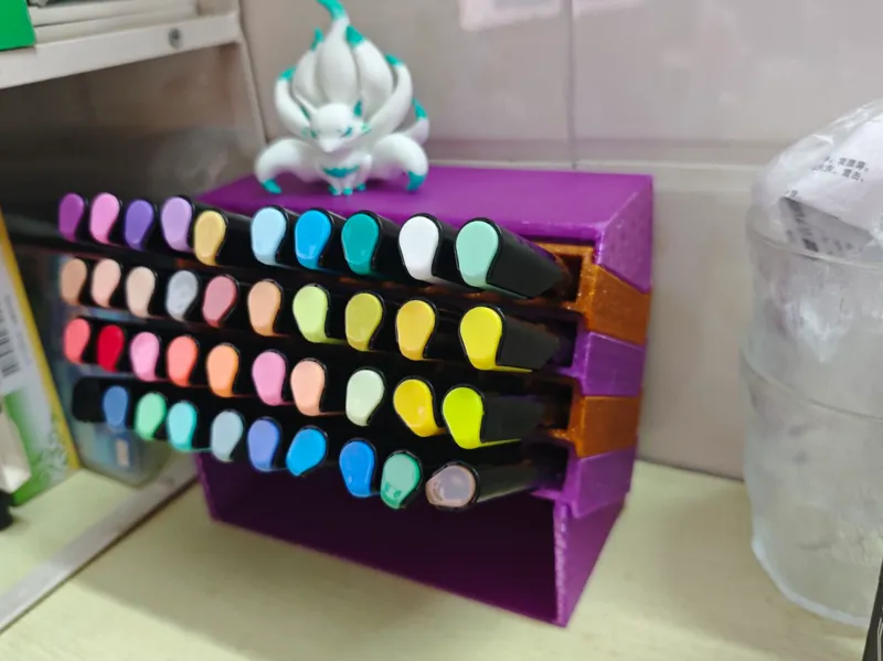 可堆叠丙烯马克笔架
