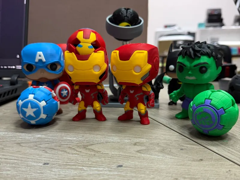 Iron Man Funko Pop 4 colors.