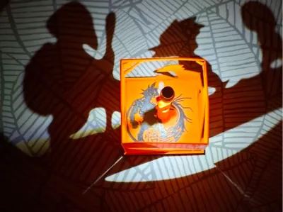 Goku and friends shadow lamp
