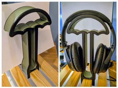 Headphone Stand for the modular Desk Shelf