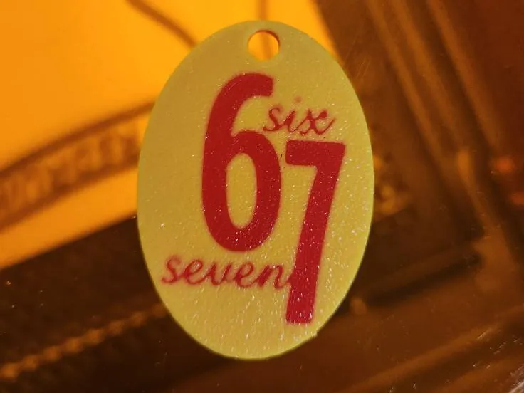 67 keychain