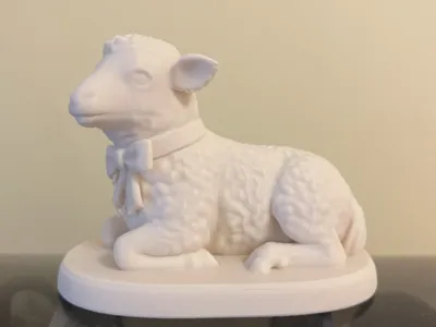 Easter Lamb whitoutflag-Baranek Wielkanocny b.flag