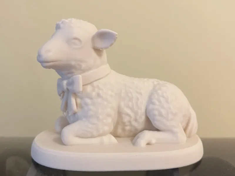 Easter Lamb whitoutflag-Baranek Wielkanocny b.flag