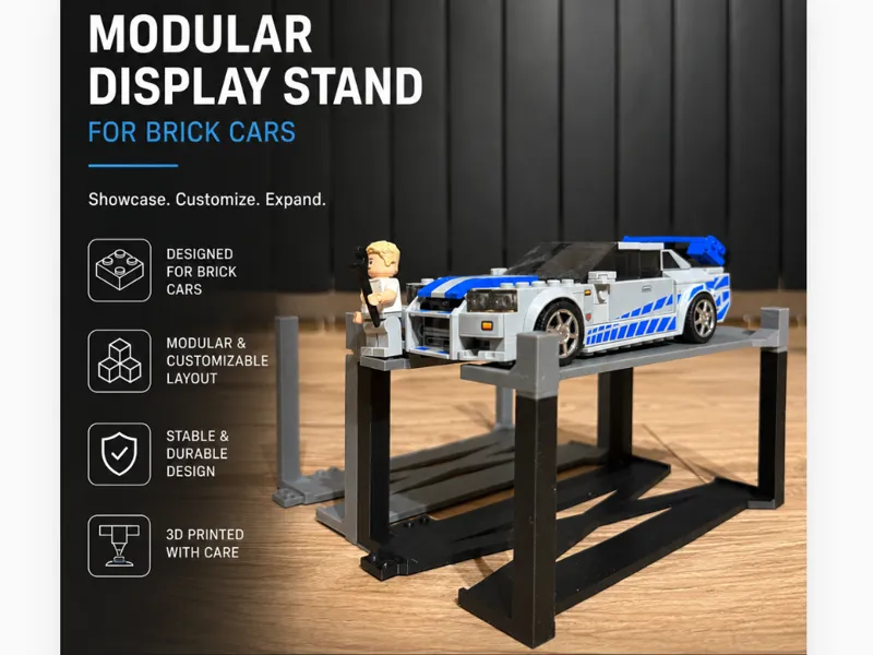 Modular Display stand for Speed Champions