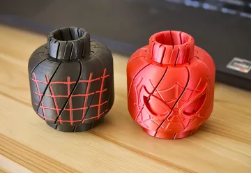 Objeto manipulable: Spider‑Man & Miles Morales Twisty Brick Fidget — vista de referencia 3
