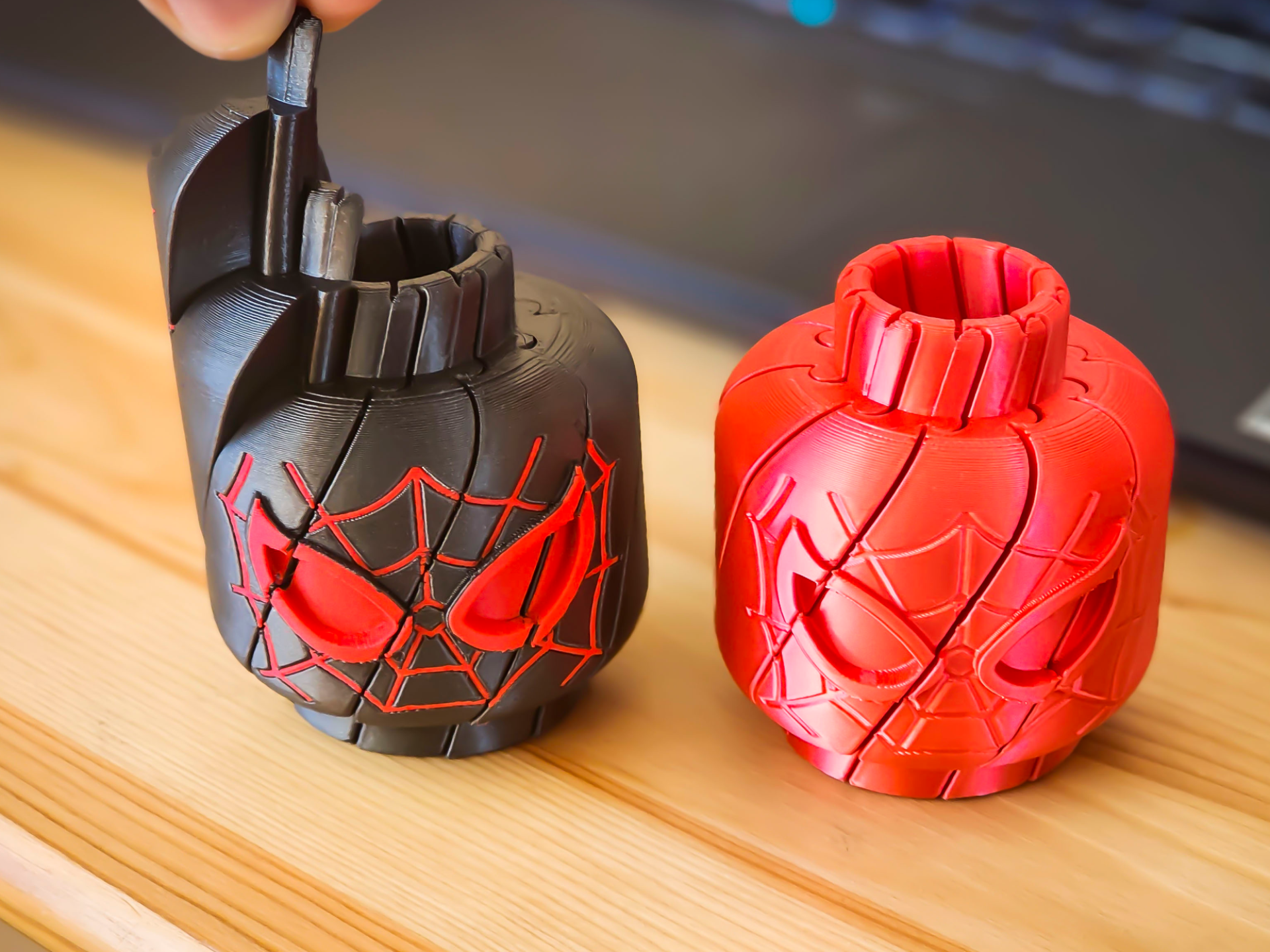 Spider‑Man & Miles Morales Twisty Brick Fidget 3D model
