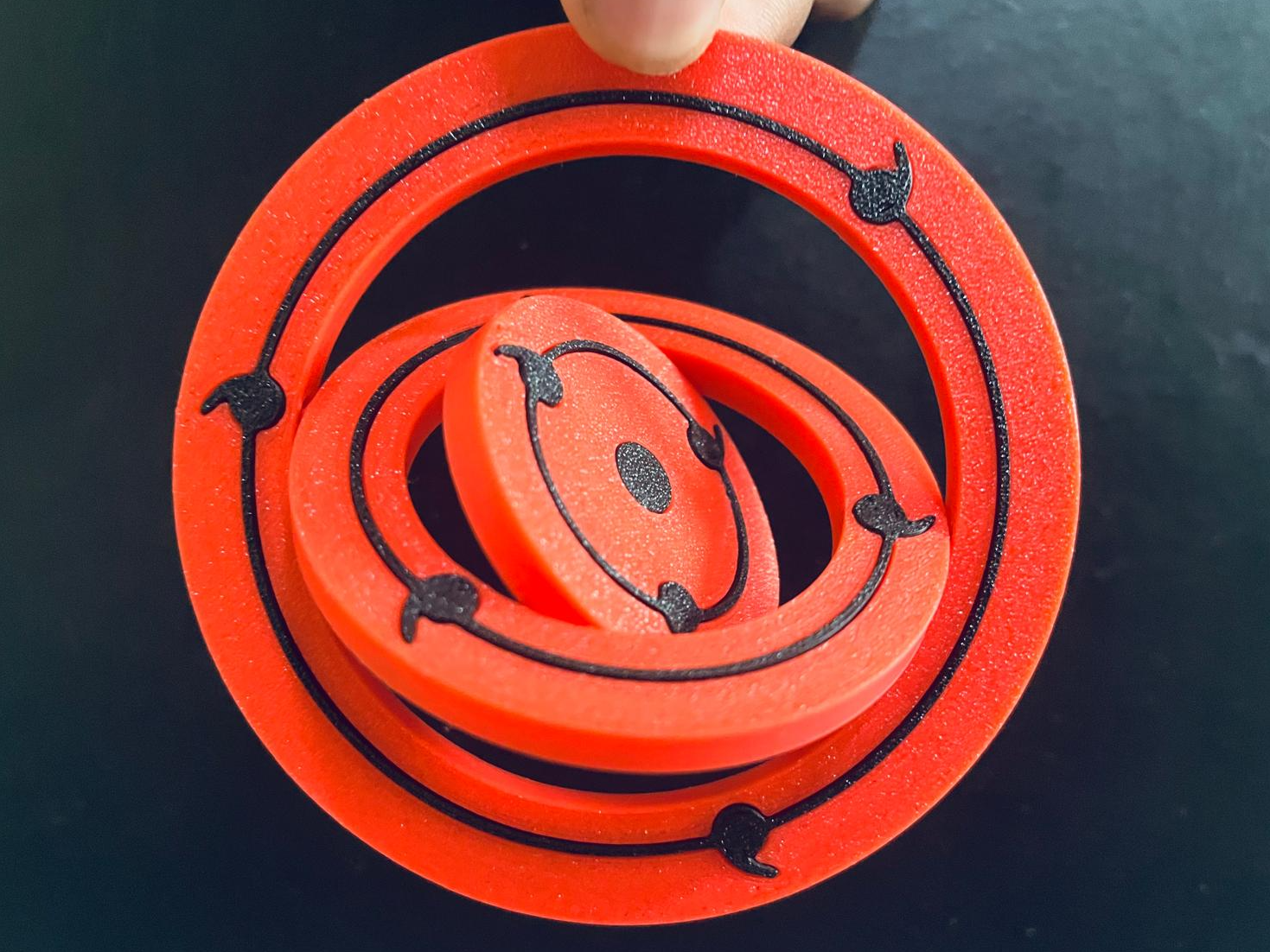 Rinne-Sharingan Gyro Fidget Spinner