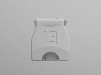 Dummy 13 chestplate with catana holder