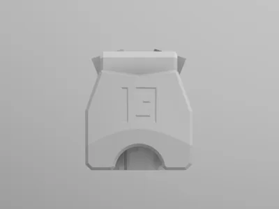 Dummy 13 chestplate with catana holder