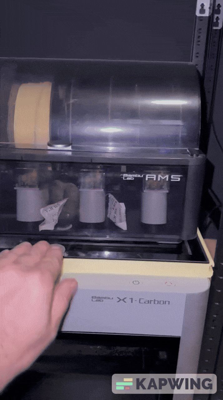 Glass Slider for P1P, P1S, X1C Ventilation