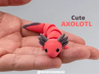 Cute Axolotl - Articulated