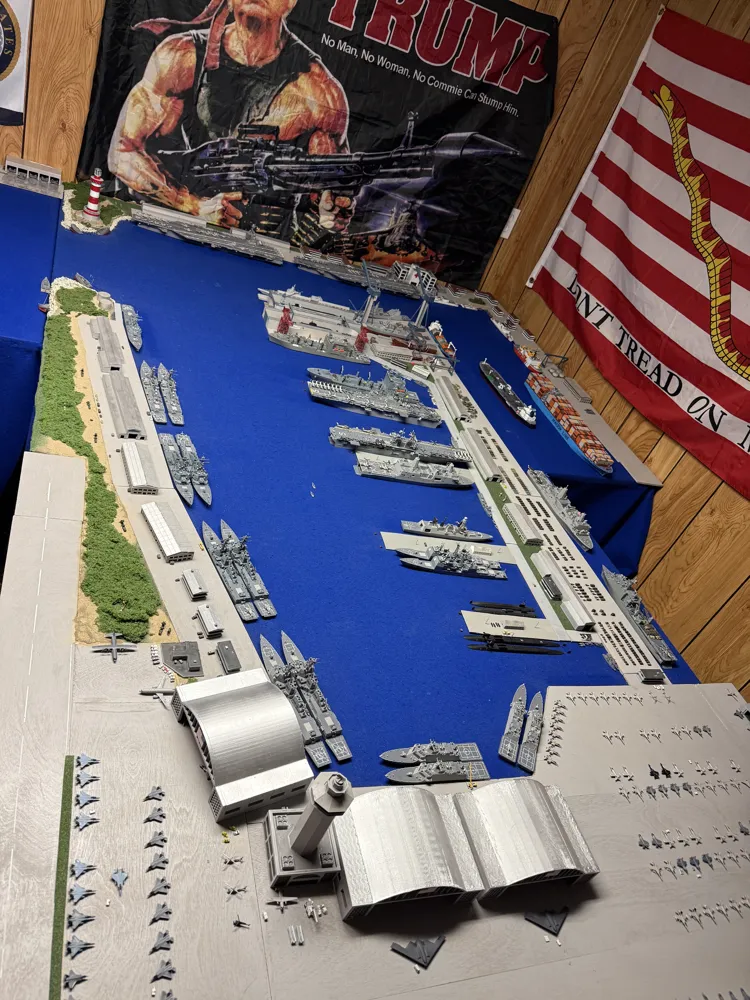 Large Hangar 1:700 - Free 3D Print Model - MakerWorld