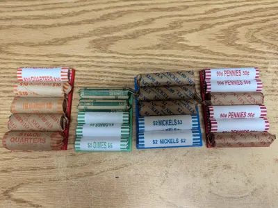 Coin Roll Trays/Holders