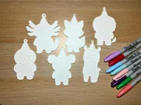 Party Animals Colouring set