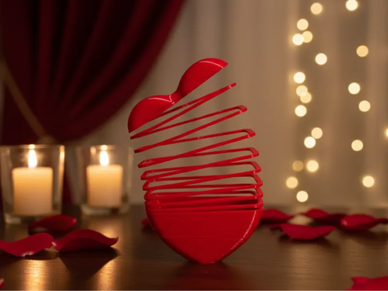 Slinky Valentines Heart