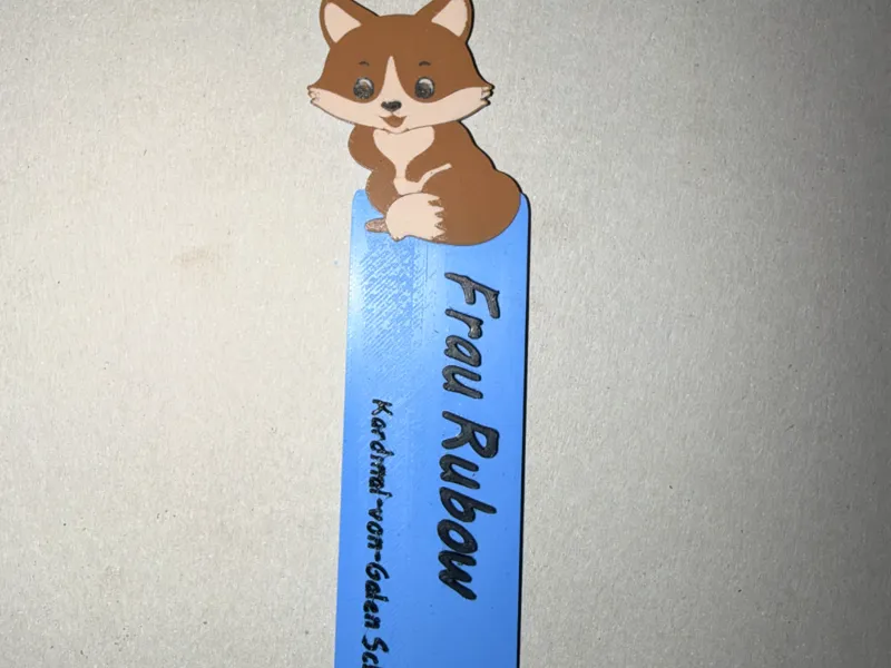 Lesezeichen Fuchs