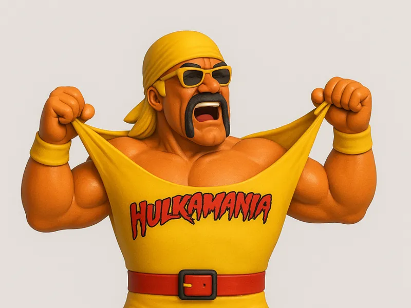 Hulk hogan Tribute Figurine - Collectible