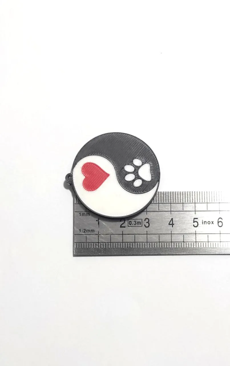 Paw Yin Yang - Earrings view 2