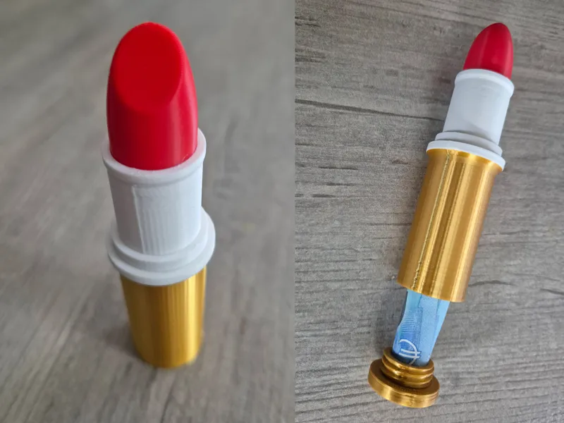 Lipstick? Nope—Money Inside! 