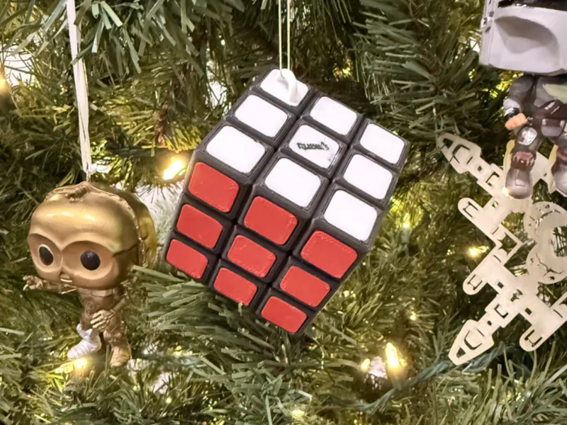 Rubik's Cube Ornament