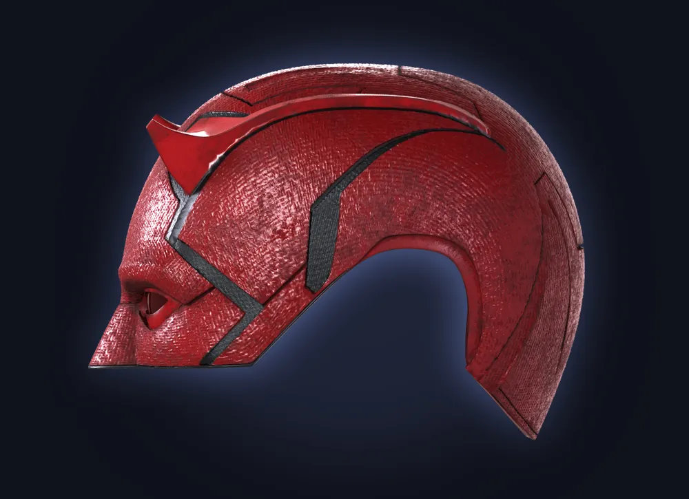 Daredevil Born Again cowl mask helmet Matt Murdock - Free 3D Print ...