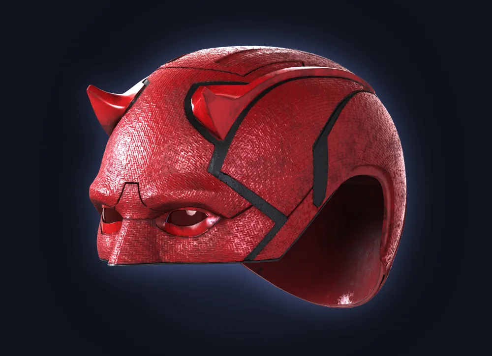 Daredevil Born Again cowl mask helmet Matt Murdock - Free 3D Print ...