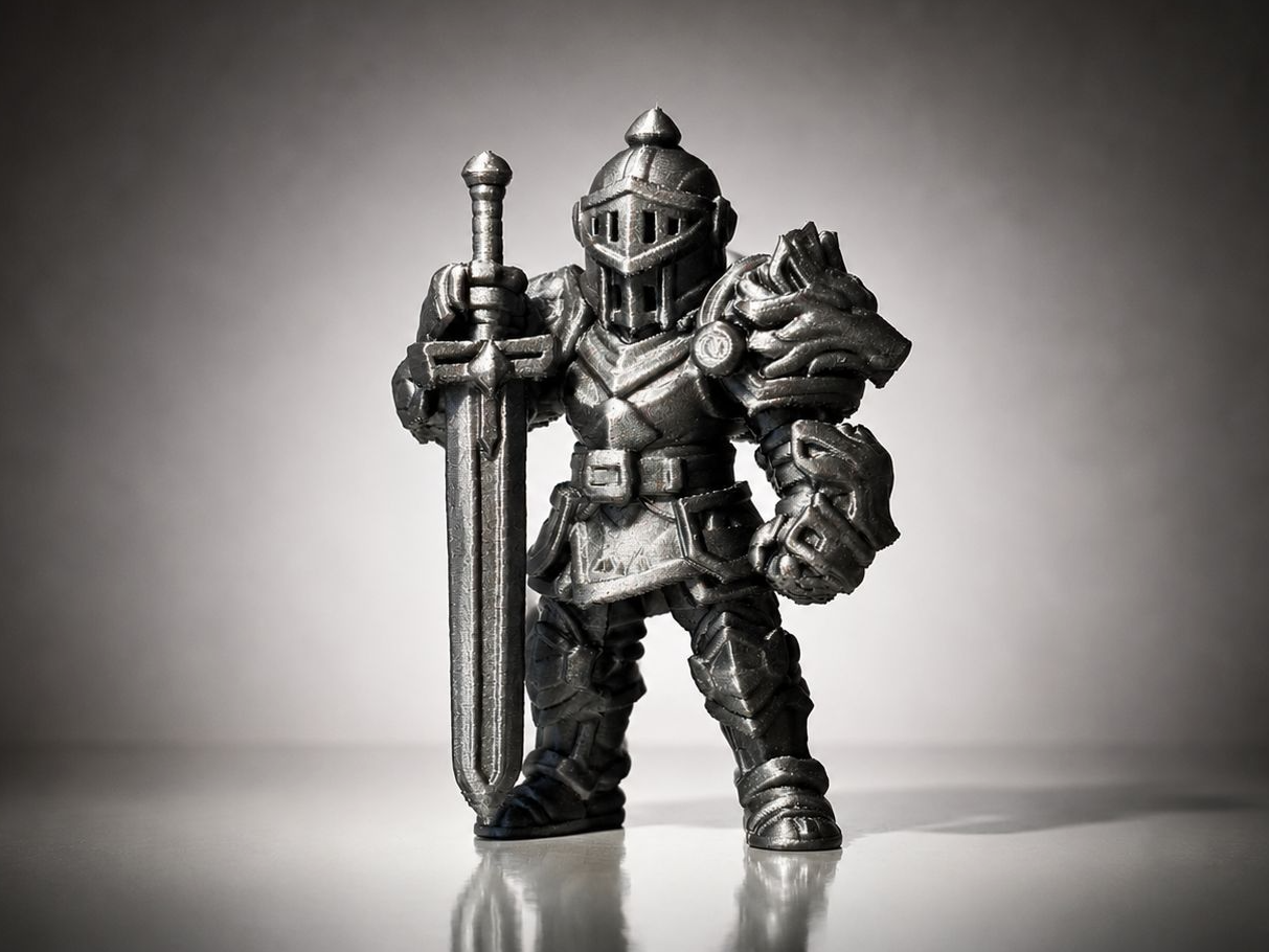 Dark Knight Warrior  Fantasy Armor Miniature