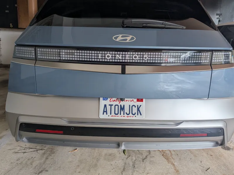 2025/2026 Ioniq 5 Rear License Plate Adapter