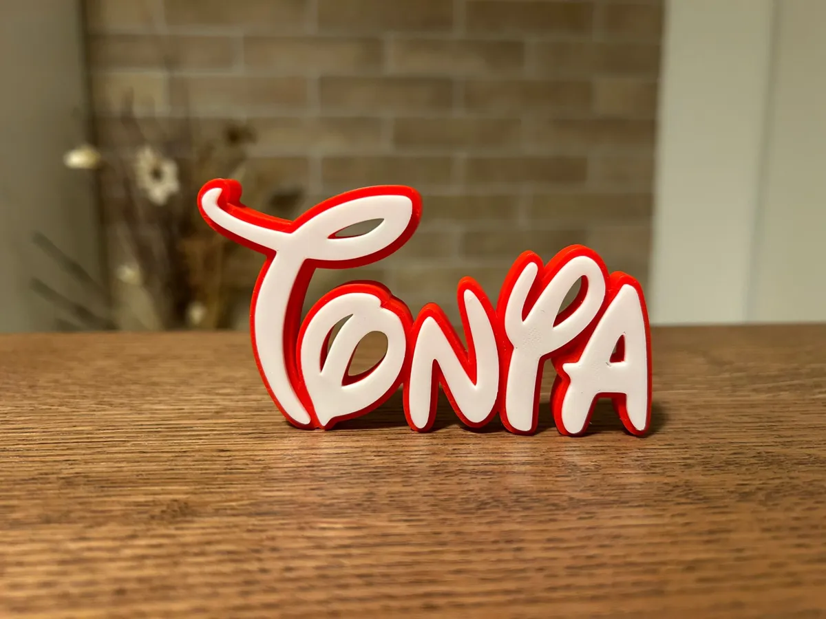 Tonya Sign Tonya Name Disney Sign - Free 3D Print Model - MakerWorld