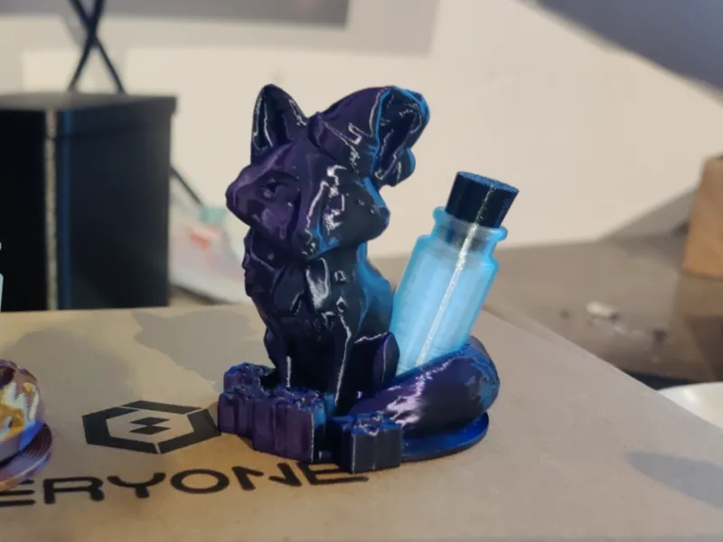 Christmas Fox -Message in a Bottle