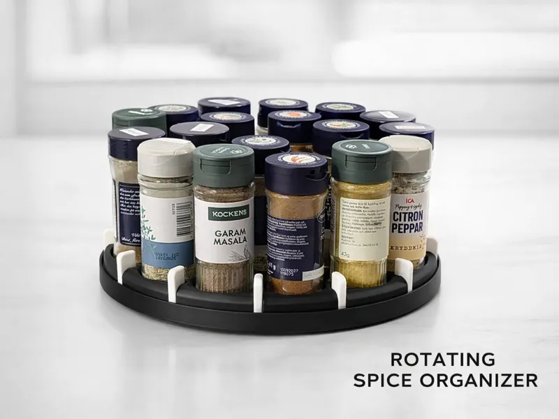 Spinning Spice Tray Storage - Lazy Susan - V.2
