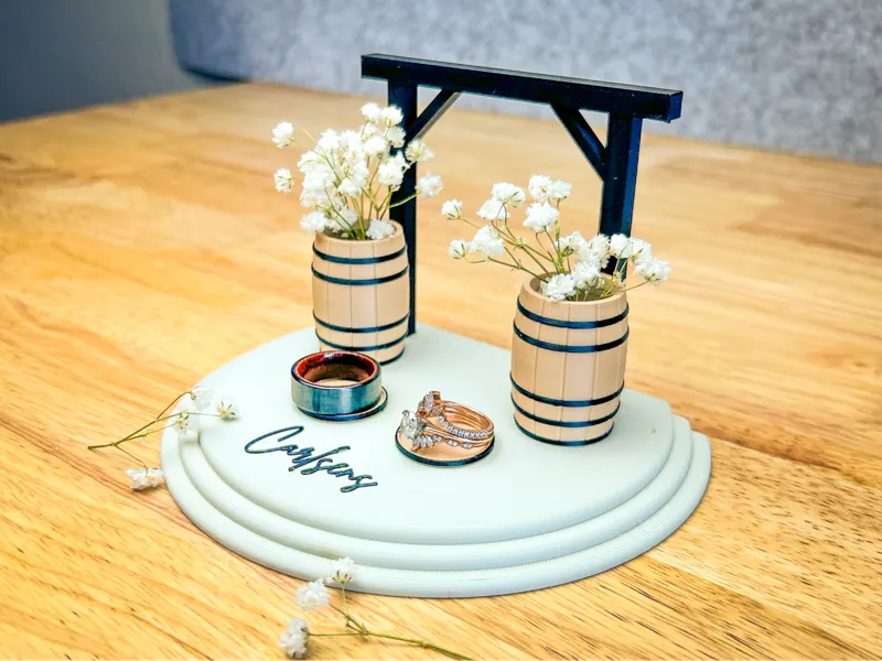 Wedding Alter Ring Holder v1