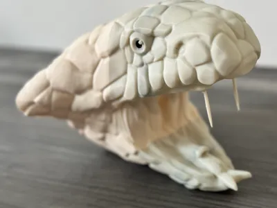 The King Cobra 3D Printed Wall Art Masterpiece