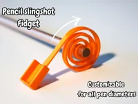 Fidget lance-pierre pour crayon — photo 1