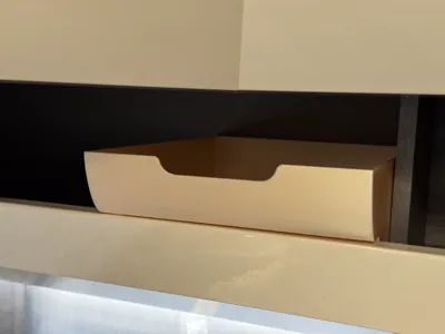 Storage compartment insert for Hobby Caravan